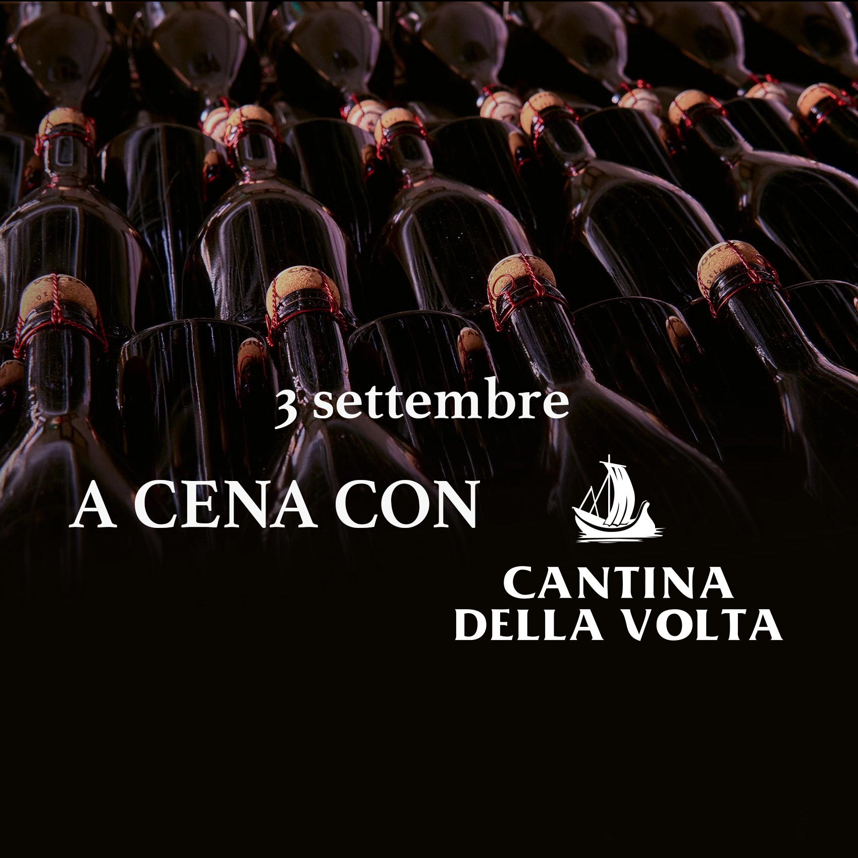 A cena con Cantina della Volta